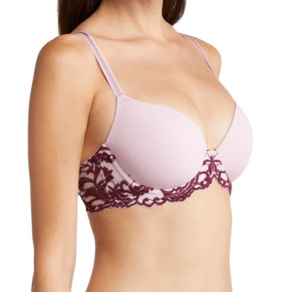 Wacoal 853322 Instant Icon Tshirt Bra in Fragrant Lilac/Pickled Beet – 32DD - Picture 3 of 13